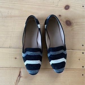 J. Crew | Darby Fabric Loafer Shoes 7.5M Black